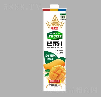 椰泥湾芒果汁饮品1.25L