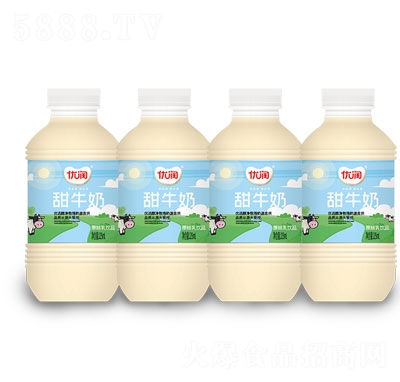 优润甜牛奶原味225mLX4瓶