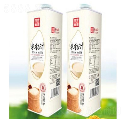 甘思雨露米乳汁植物蛋白饮料1Lx8盒盒装