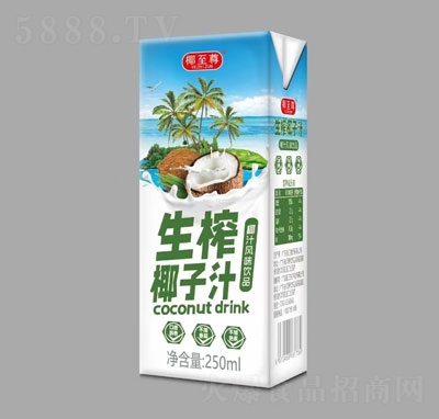 椰至尊生榨椰子汁250ml
