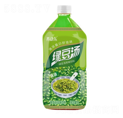 养动乐绿豆汤风味饮料绿豆饮料大瓶饮料