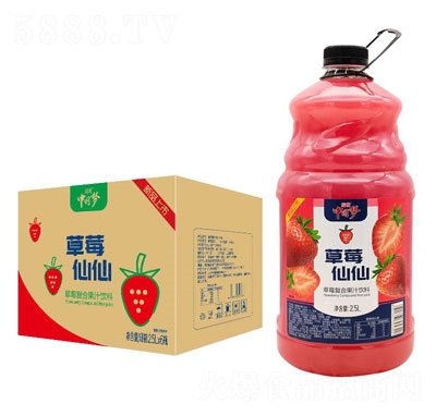 国傲草莓复合果汁饮料夏季果汁饮料大桶果汁