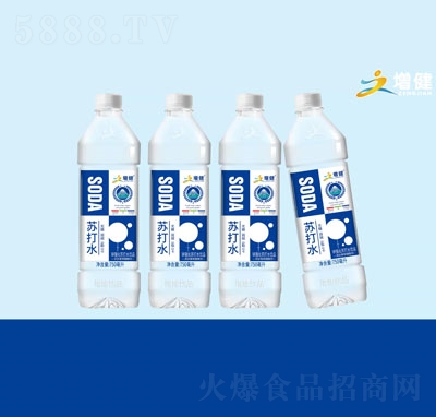 增健锌强化苏打水饮品原味瓶装750ml