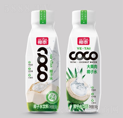 椰泰果肉椰子水�料360ml瓶�b�W�t�品招商