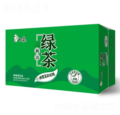 白象绿茶蜂蜜茉莉花味500mlX15
