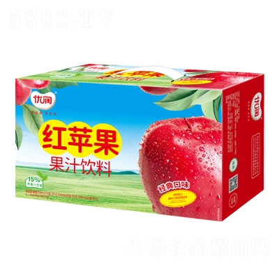 优润红苹果果汁饮料礼盒装果汁饮料