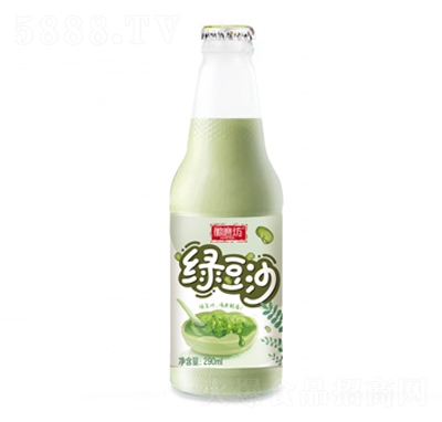 徽磨坊绿豆沙290ml玻璃瓶饮品招商代理夏季冷饮