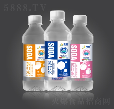 增健锌强化苏打水饮品350ml柠檬味+白桃味夏季饮品招商代理