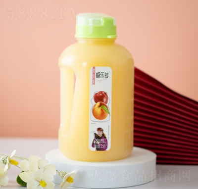 畅乐多复合乳酸菌果汁招商代理商超货源蜜桃味1.5L