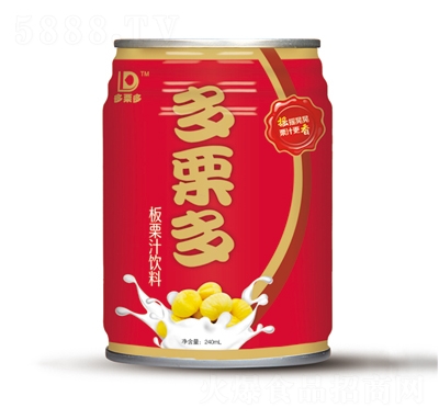 多栗多板栗汁饮料240ml夏季饮品招商代理