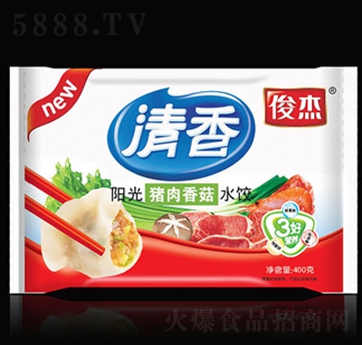 俊杰清香水饺猪肉香菇水饺饺子