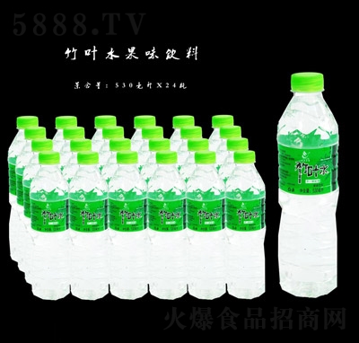 农富金泉包装饮用水招商商超货源竹叶水果味饮料530ml×24瓶