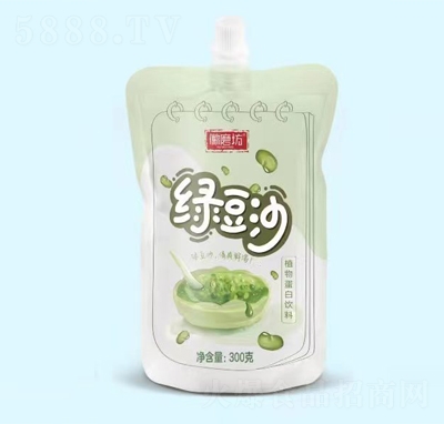 徽磨坊袋装系列植物蛋白饮品绿豆沙300g