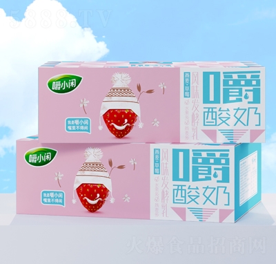 嚼小闲嚼酸奶风味发酵乳（燕麦+草莓）