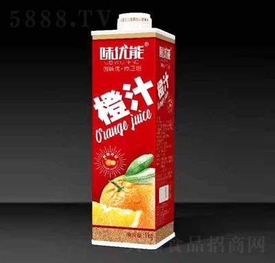 味优能橙汁果汁饮料1kg