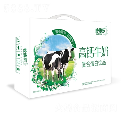 妙悠乐高钙牛奶复合蛋白饮料250mlX24