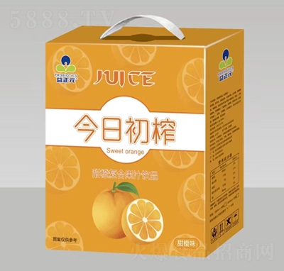 益正元今日初榨甜橙复合果汁饮品礼盒装夏季饮料招商代理