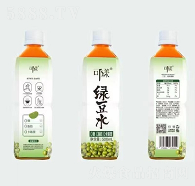 可漾绿豆水谷物饮料500ml夏季饮品招商代理