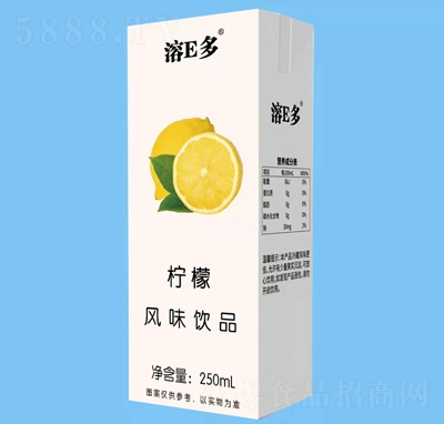 溶E多柠檬风味饮品250ml夏季饮品招商代理