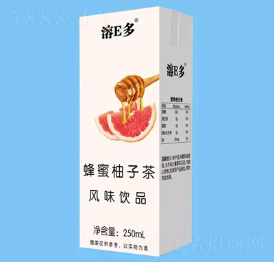 溶E多蜂蜜柚子茶风味饮品250ml夏季饮品招商代理