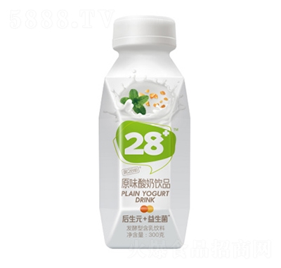 第28街原味酸奶饮品发酵型含乳饮料300克