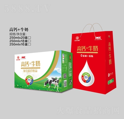 吉庆同福高钙+牛奶复合蛋白饮品（礼盒）
