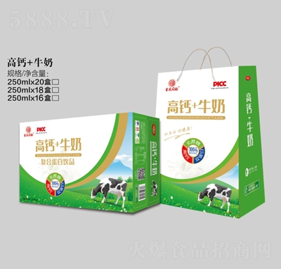 吉庆同福高钙+牛奶复合蛋白饮品