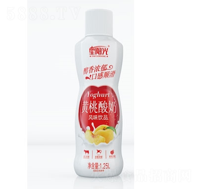 星阳光黄桃酸奶风味饮品1.25L