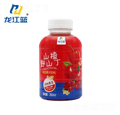 龙江蓝山楂野山丁复合果汁饮料350ml