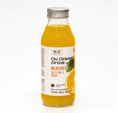 柚诺复合果汁饮料欧柑橙汁310ml