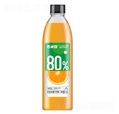 米奇NFC橙复合果汁饮料1.08LX6瓶
