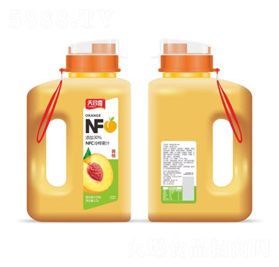 天合露NFC冷榨果汁黄桃汁1.5L