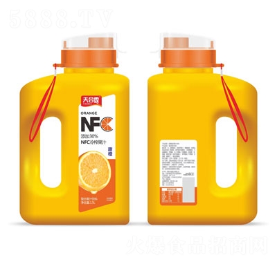 天合露NFC冷榨果汁甜橙汁1.5L