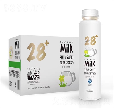 第28街果汁牛奶果奶乳饮料原味400克×15瓶