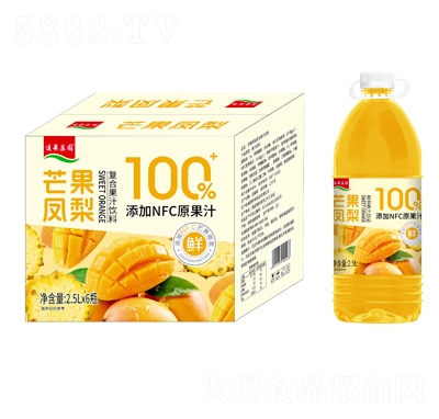 俹�ׯ԰100%â�����渴�Ϲ�֭2.5L��6