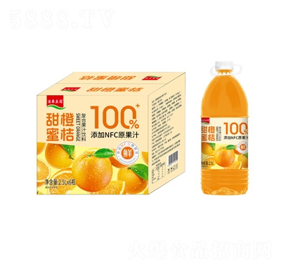 俹�ׯ԰100%������ٸ��Ϲ�֭2.5L��6