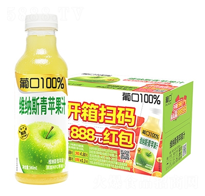 �Ͽ�100%ά��˹��ƻ��֭500ml