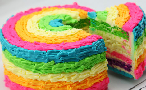 彩虹蛋糕_彩虹蛋糕的做法_彩虹蛋糕多少钱_彩
